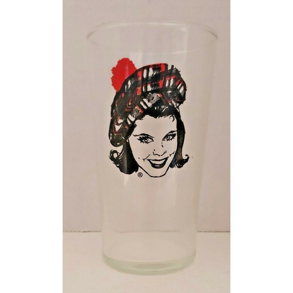 Vintage‎ Rare 1970's Scottish Lady Barware Glass 6 oz.  U205